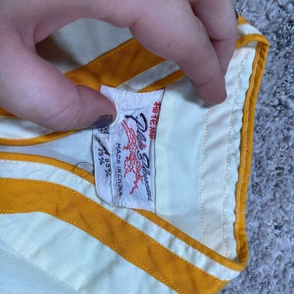 Vintage Asian Oriental Plum Blossom Bird Style 2 Piece Outfit Set - Picture 4 of 6